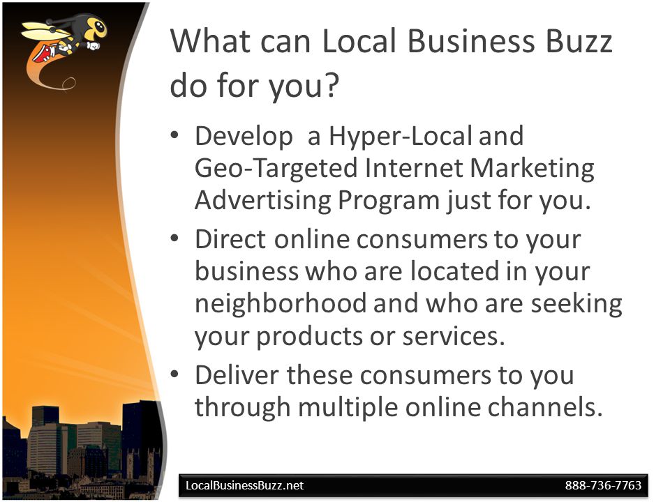 What can Local Business Buzz do for you.