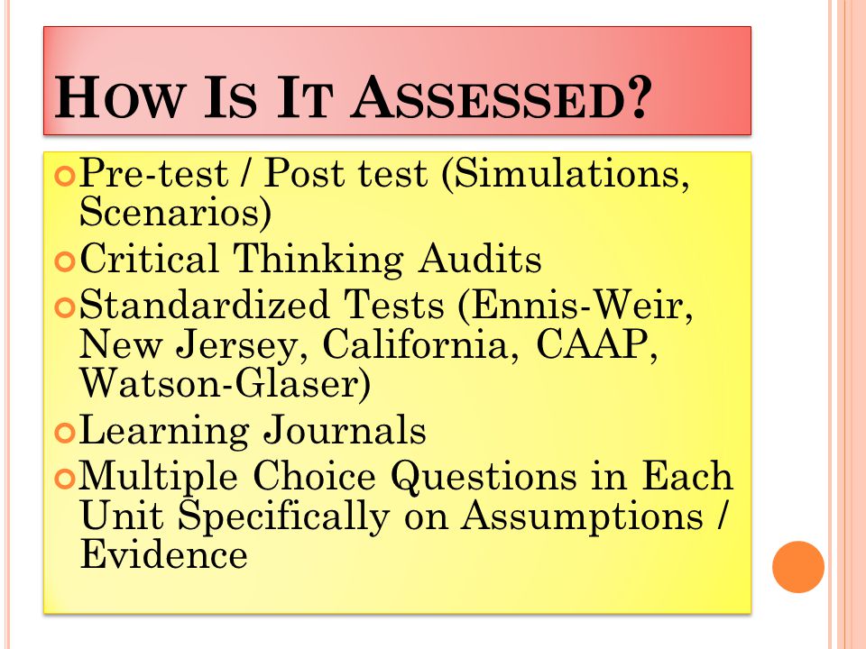 watson-glaser critical thinking appraisal - short Watson glaser critical thinking appraisal – a critical friend by ian florance, independent consultant every test user has a tool kit: a range of preferred. watson-glaser critical thinking appraisal - short Watson glaser critical thinking appraisal – a critical friend by ian florance, independent consultant every test user has a tool kit: a range of preferred.