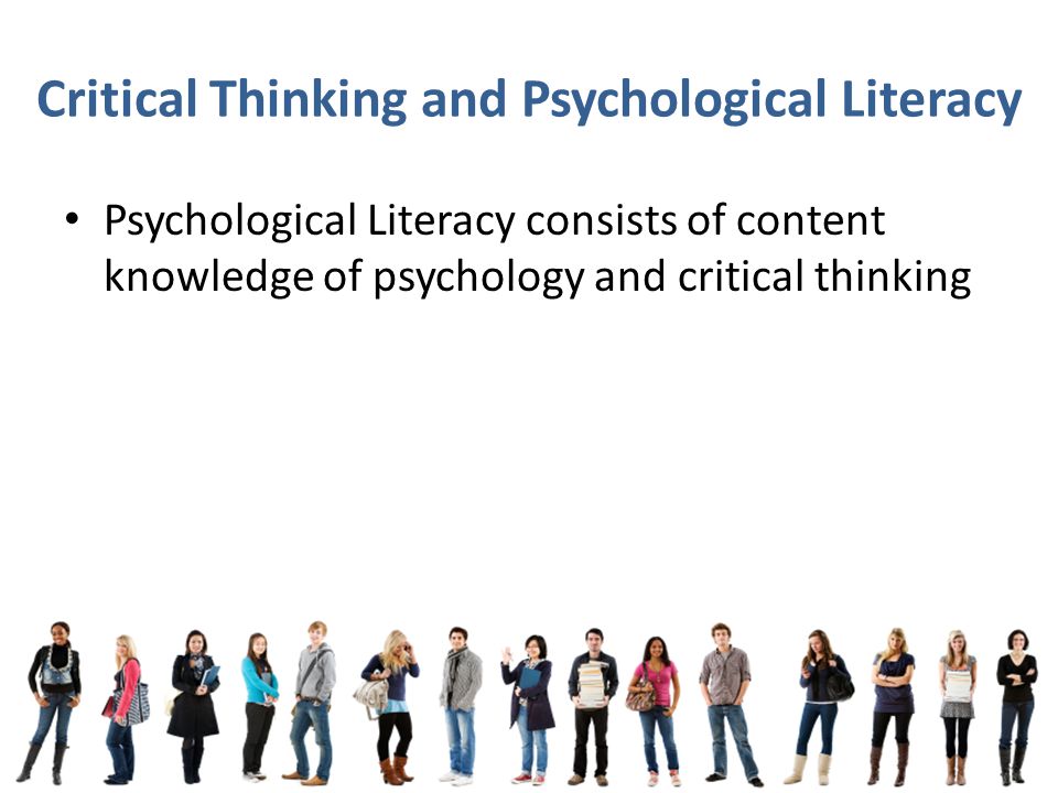 Psychology Critical Thinking