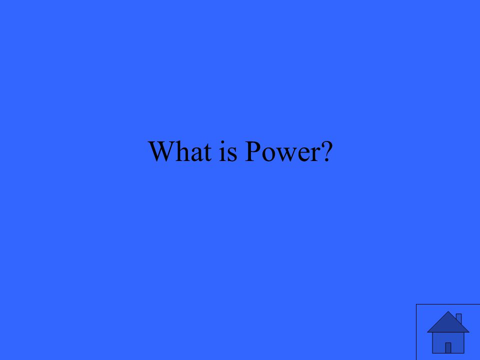 What is Power