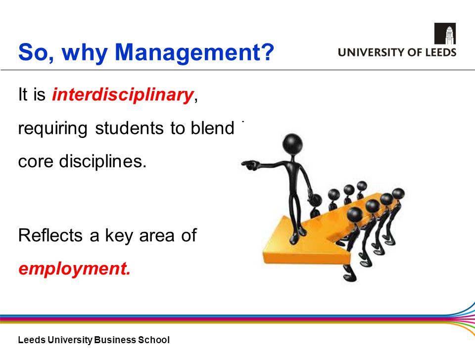 Leeds University Business School So, why Management.