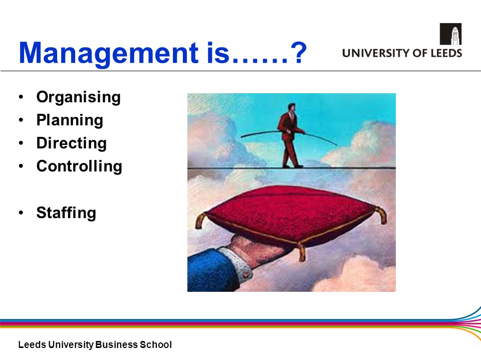 Leeds University Business School Management is…….
