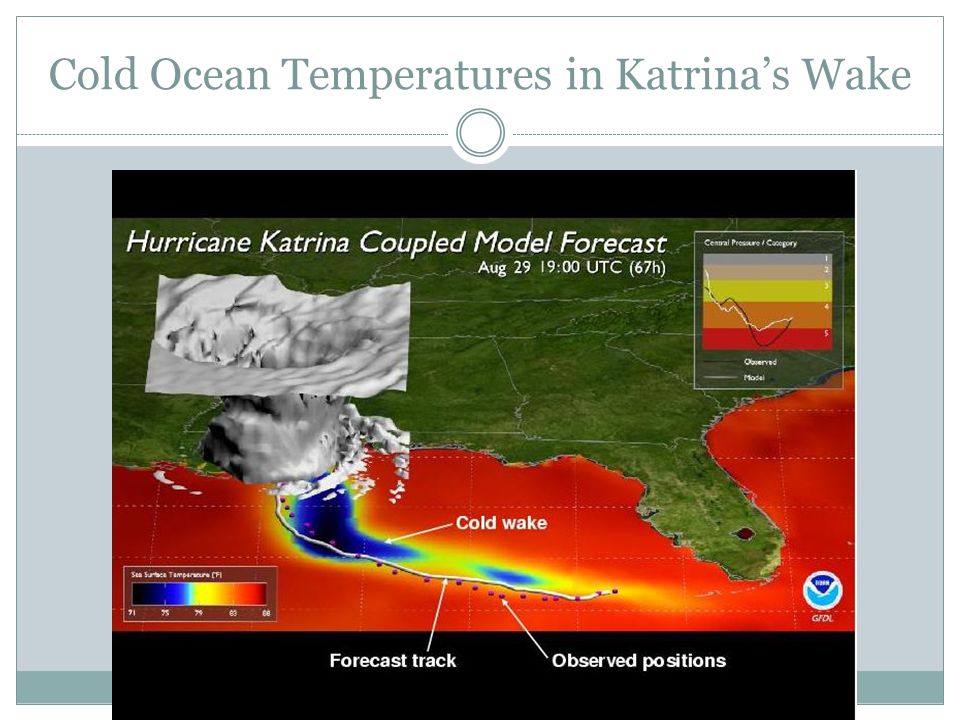 Cold Ocean Temperatures in Katrina’s Wake