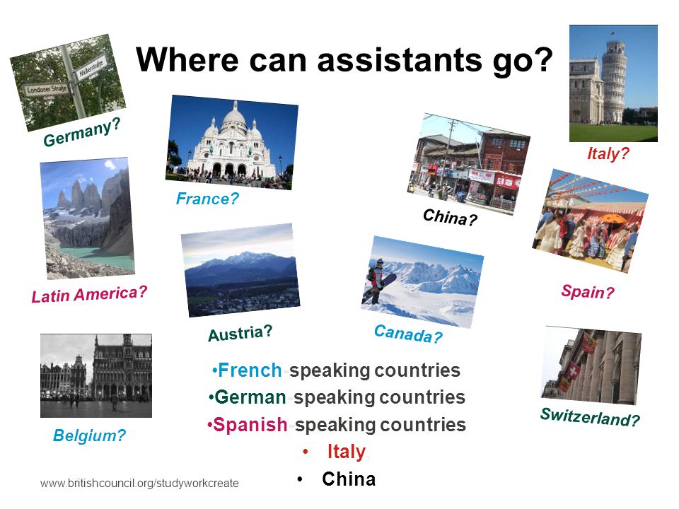 Where can assistants go.