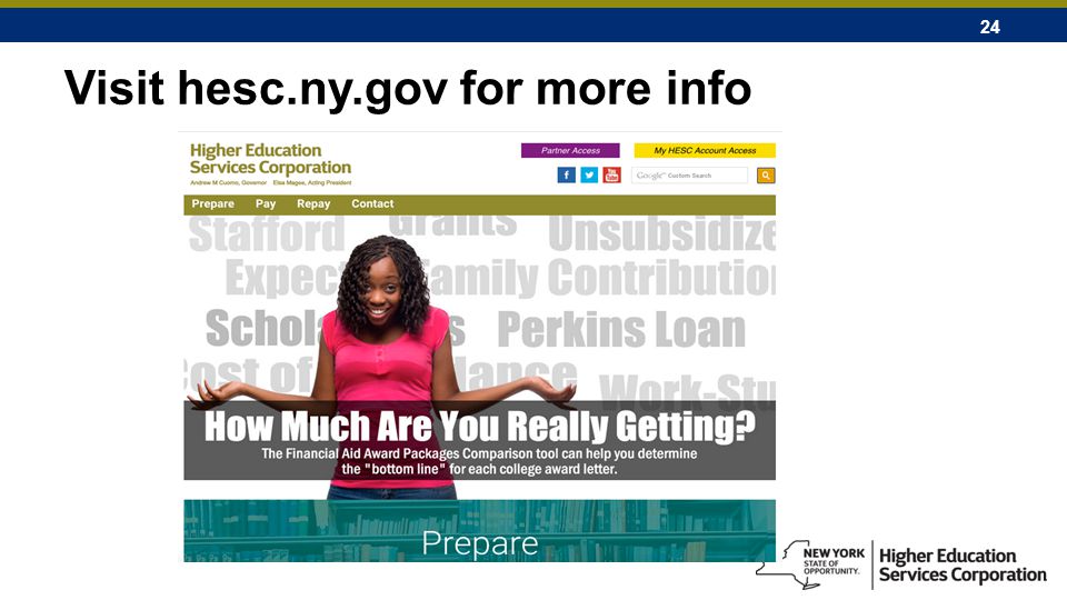 24 Visit hesc.ny.gov for more info