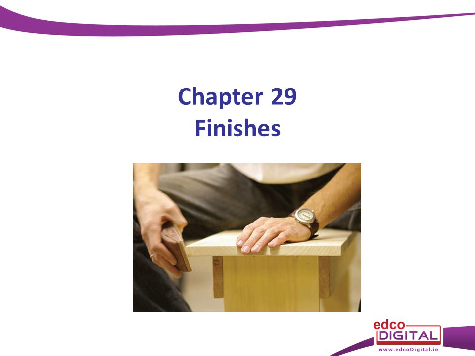 Chapter 29 Finishes