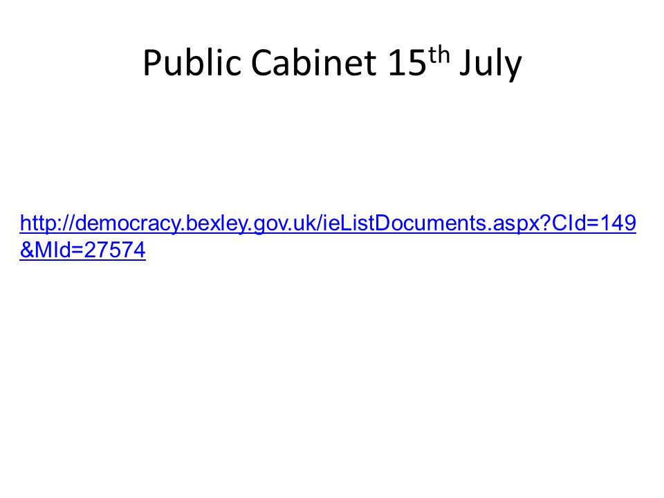 Public Cabinet 15 th July   CId=149 &MId=27574