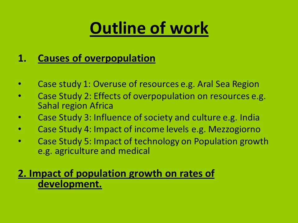 Overpopulation Essay