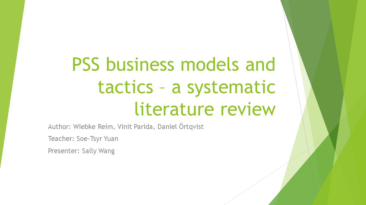 How To Write Business Literature Review