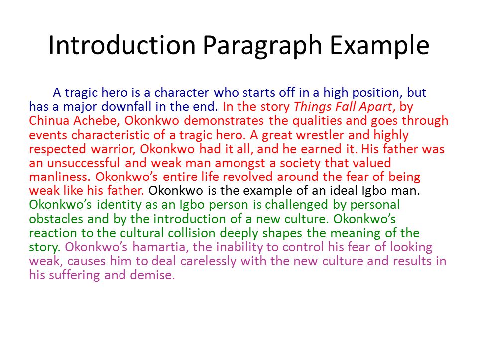 The ESOL Essayist- The Introduction Paragraph
