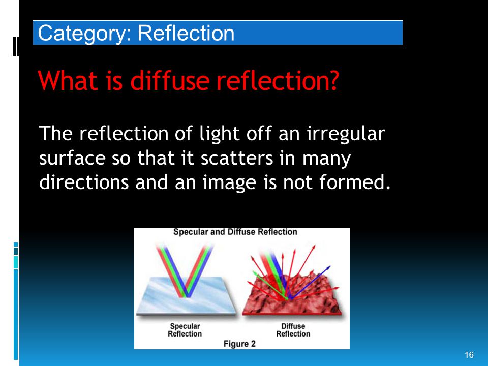 What is diffuse reflection.