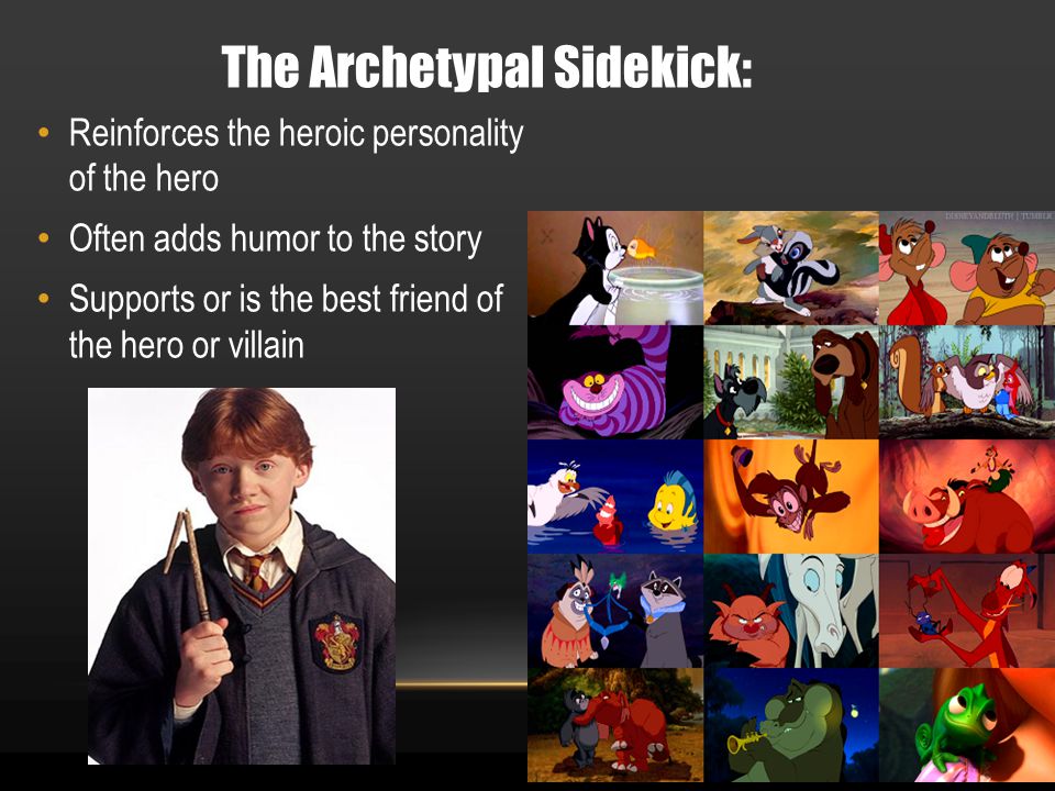 the sidekick archetype examples hitman game hero archetype examples