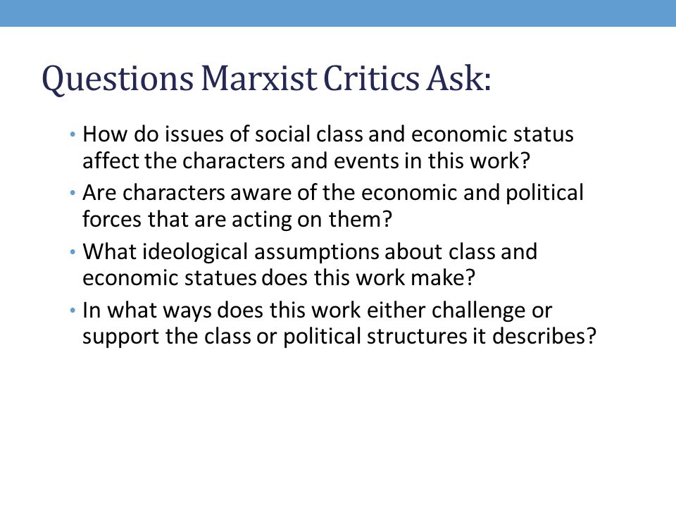 marxist criticism thesis marxist criticism thesis