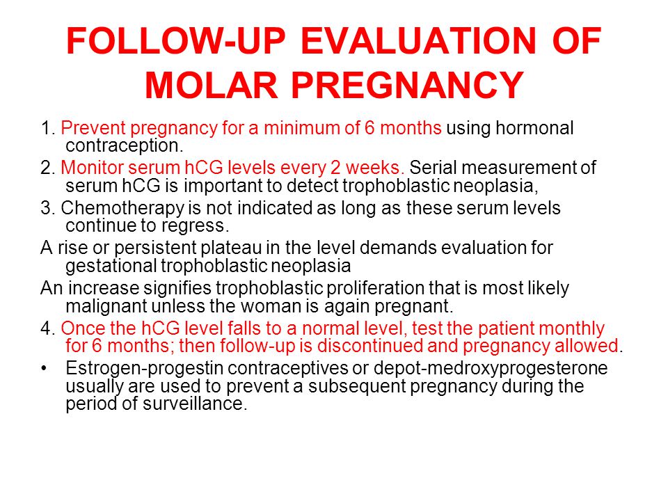 Moler pregnancy