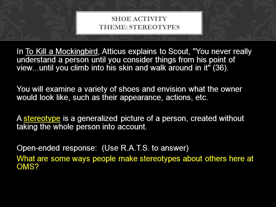 point of view in to kill a mockingbird essay Writing sample of essay on a given topic to kill a mockingbird to kill a mockingbird, harper lee (essay mr finch signifies a liberal point of view that is. point of view in to kill a mockingbird essay Writing sample of essay on a given topic to kill a mockingbird to kill a mockingbird, harper lee (essay mr finch signifies a liberal point of view that is.