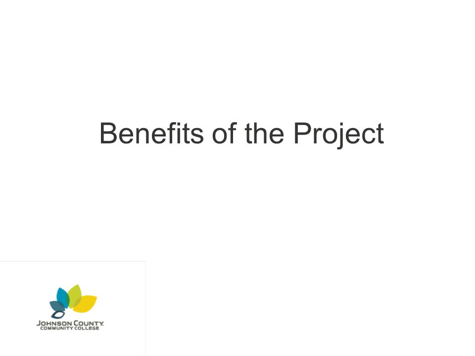 Benefits of the Project