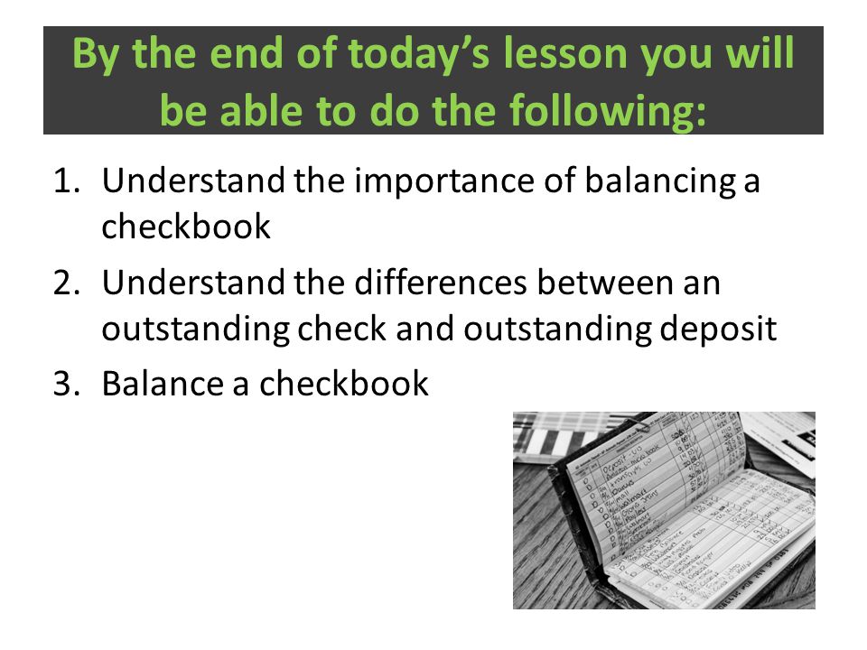 checkbook balancing forms