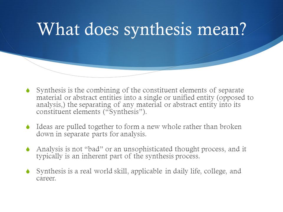 Synthesis Essay Topic Ideas