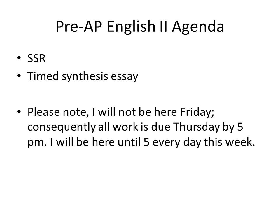Ap English Language Synthesis Essay