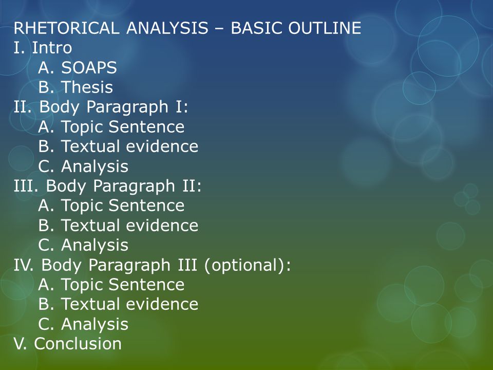 Analysis Essay Ap English