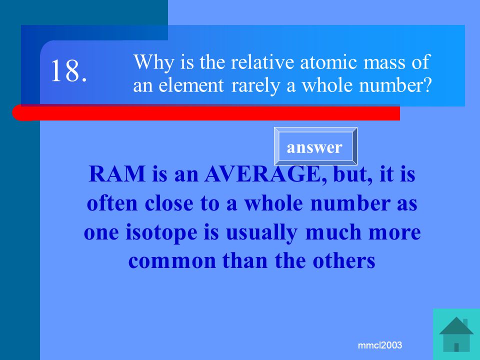 mmcl2003 What is the mass and charge of a neutron Mass Charge Neutron 1 amu answer