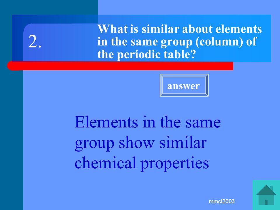 mmcl2003 How are elements arranged in the periodic table.