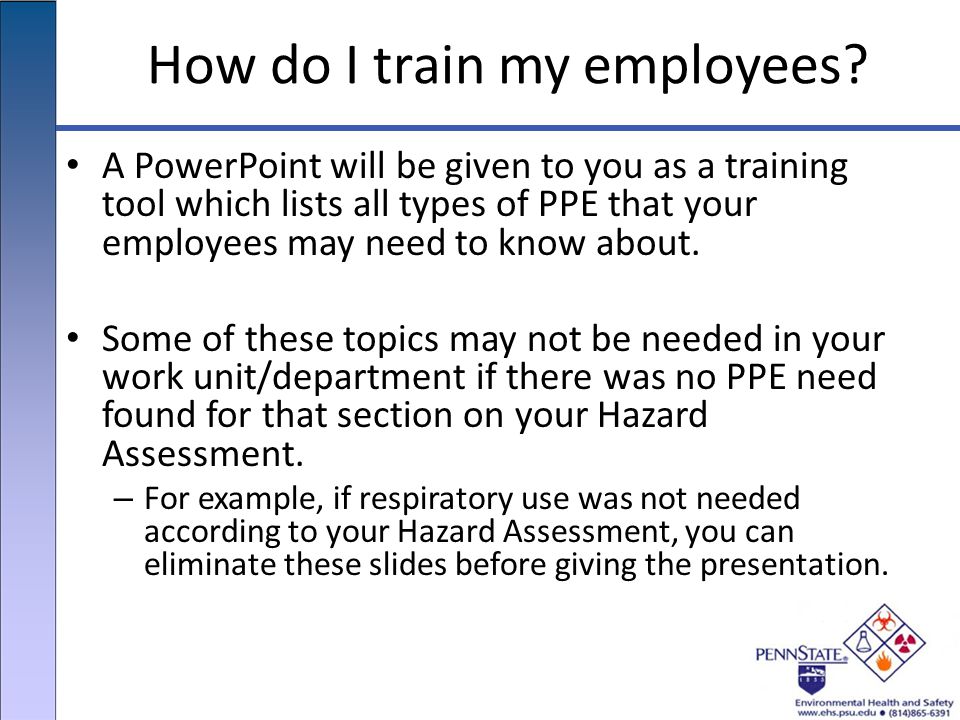 How do I train my employees.