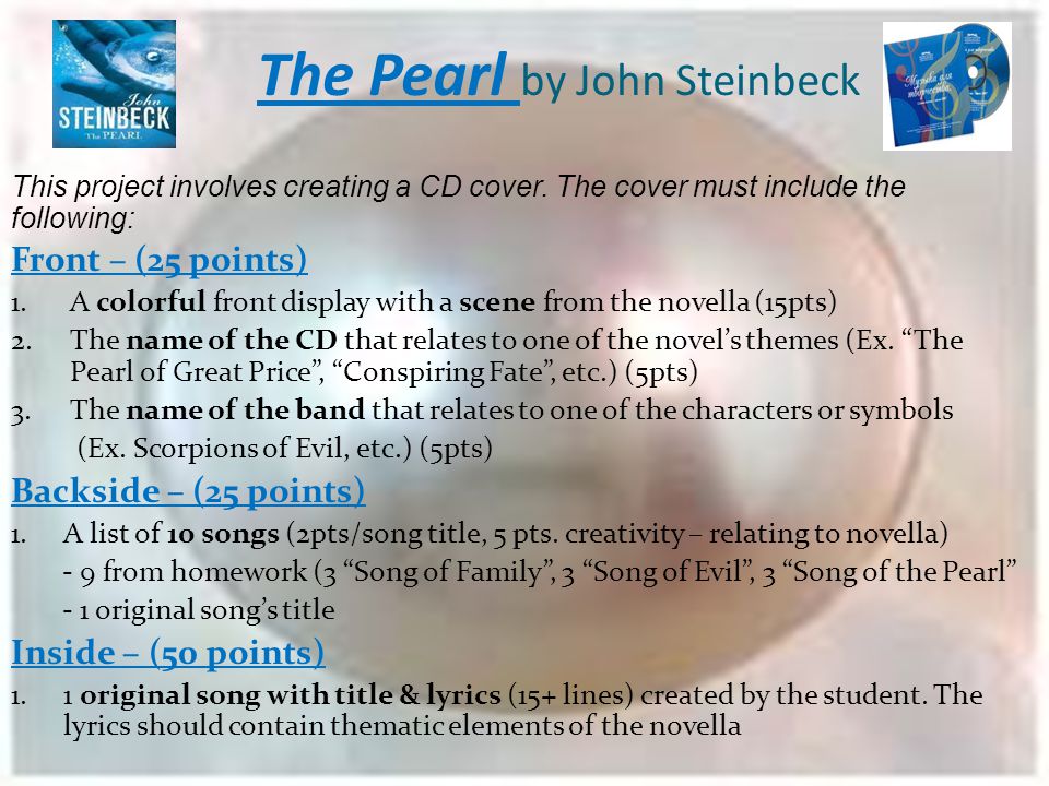 The pearl by john steinbeck critical essay