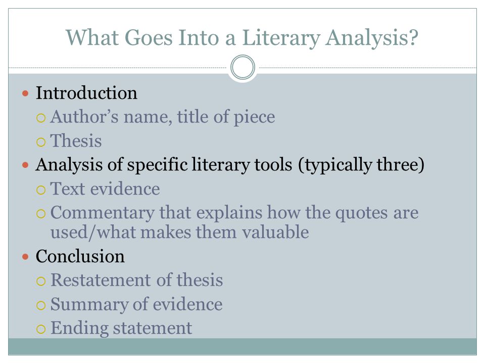 an introduction to the literary analysis of literature Great literature can change and shape a person windows to the world teaches high school students how to analyze the primary elements of literature: setting, plot, characterization, imagery, allusions, parallelism, and much more. an introduction to the literary analysis of literature Great literature can change and shape a person windows to the world teaches high school students how to analyze the primary elements of literature: setting, plot, characterization, imagery, allusions, parallelism, and much more.