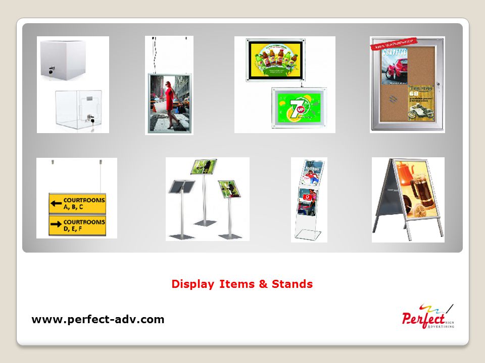 Display Items & Stands