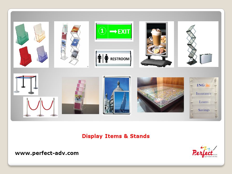 Display Items & Stands