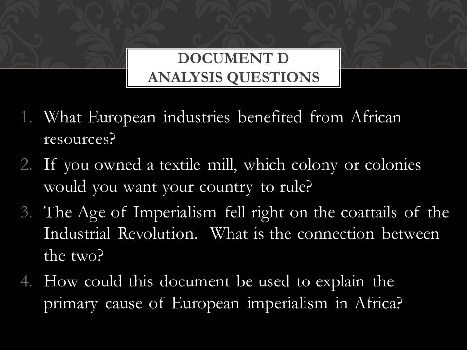 dbq 18 imperialism in africa an evaluation essay Dbq 18 imperialism in africa an evaluation modern text dbq 18 imperialism in africa an evaluation modern text - title ebooks : dbq 18 imperialism in africa an evaluation. dbq 18 imperialism in africa an evaluation essay Dbq 18 imperialism in africa an evaluation modern text dbq 18 imperialism in africa an evaluation modern text - title ebooks : dbq 18 imperialism in africa an evaluation.