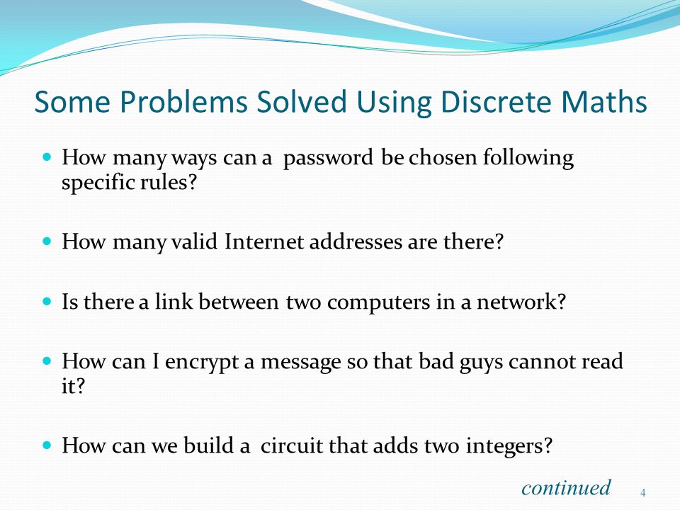 Some Problems Solved Using Discrete Maths How many ways can a password be chosen following specific rules.