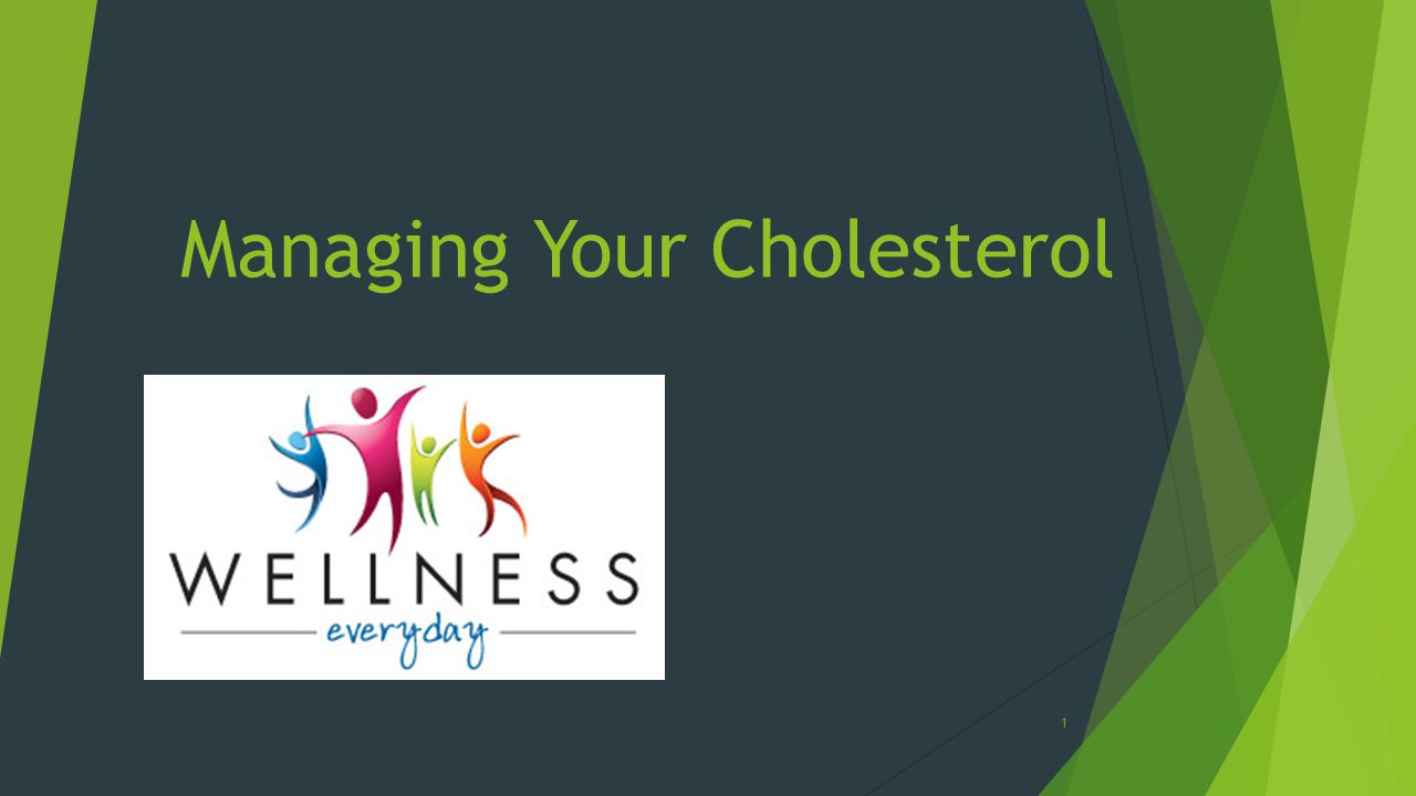 Managing Your Cholesterol 1