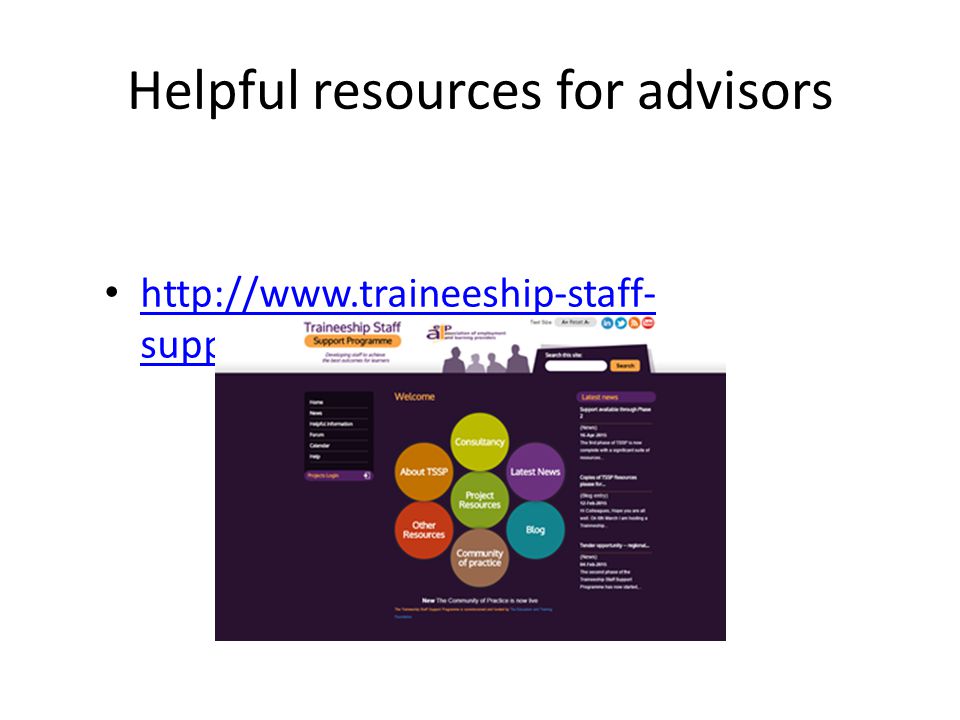 support.co.uk/   support.co.uk/ Helpful resources for advisors
