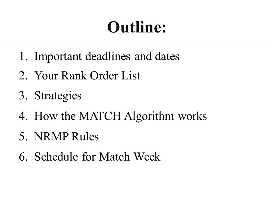 2015 match interviews are almost over now what creating your how the match works