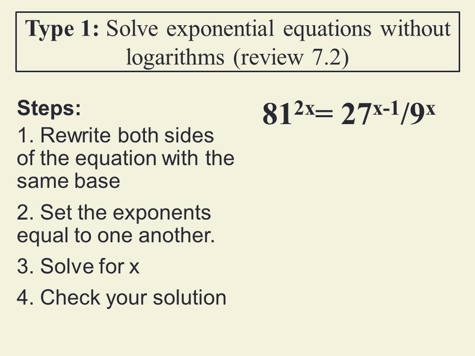 Exponential Equations Worksheet Jennarocca Solving Exponential Equations Worksheet Katinabags Com