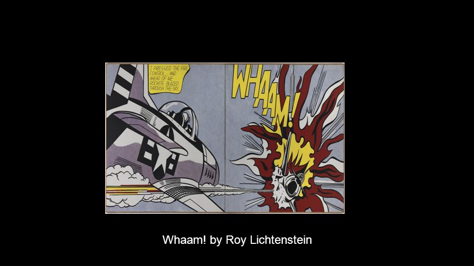 Art Work Whaam! by Roy Lichtenstein