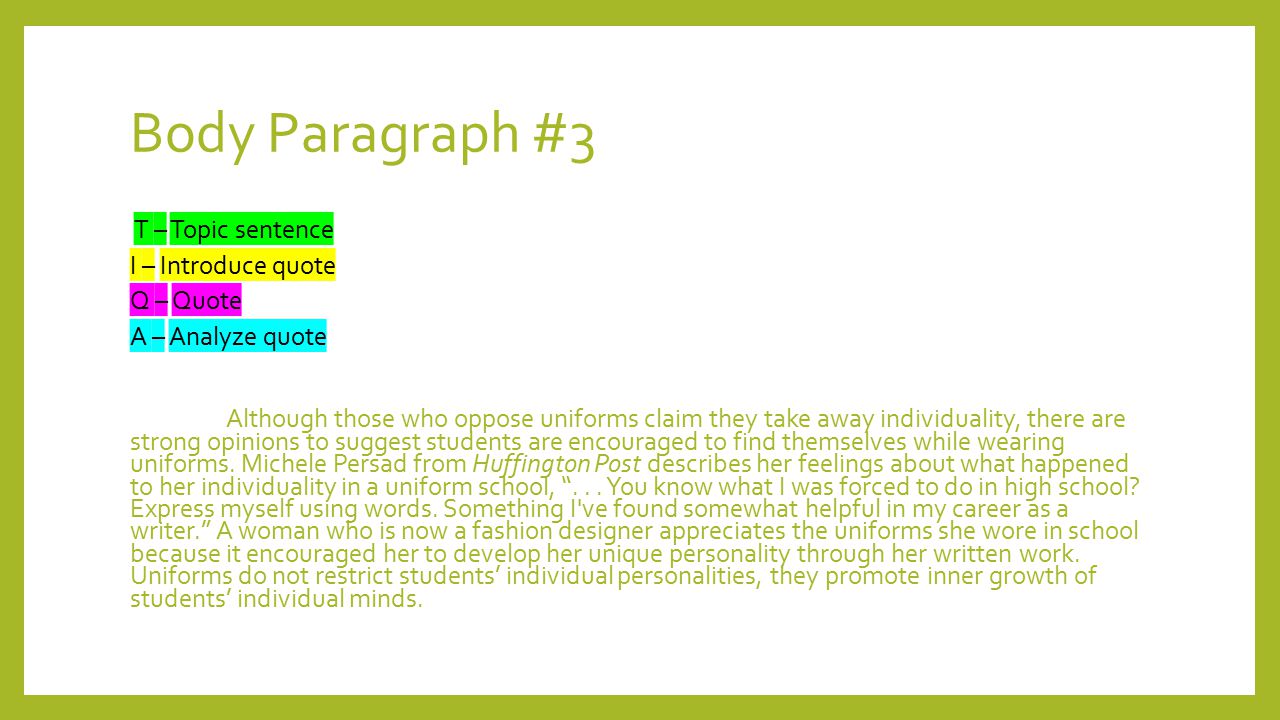 Pro School Uniforms Essay