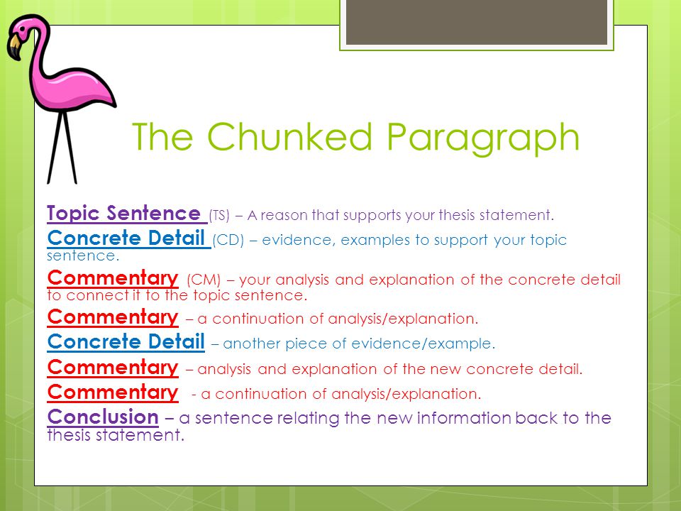 Thesis Statement And Topic Sentence Examples