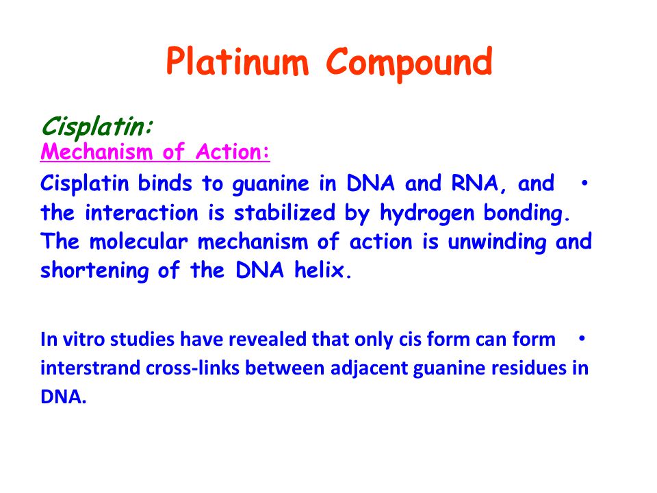cisplatin mechanism of action barca fontanacountryinn com cisplatin mechanism of action