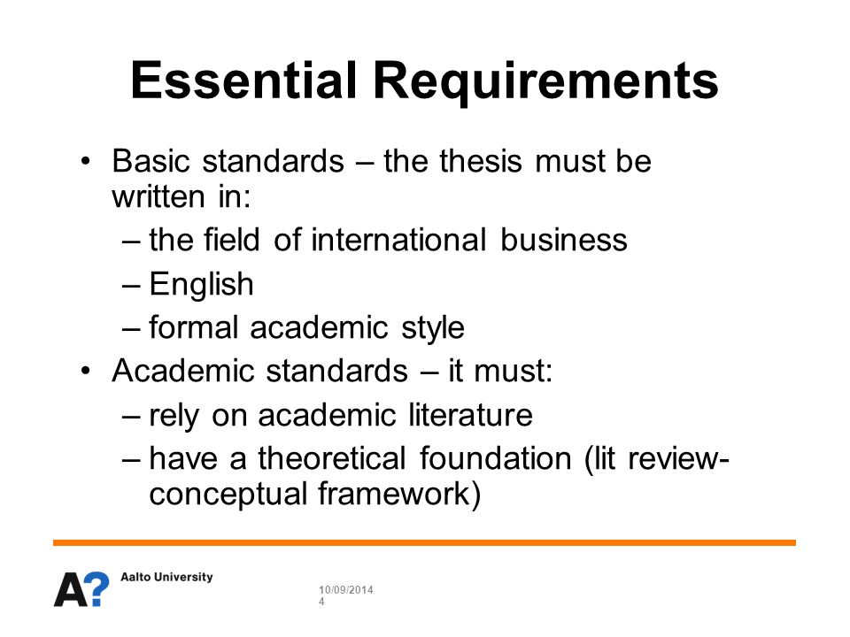 Submitting Your Bachelor s Thesis - Thesis - EB students
