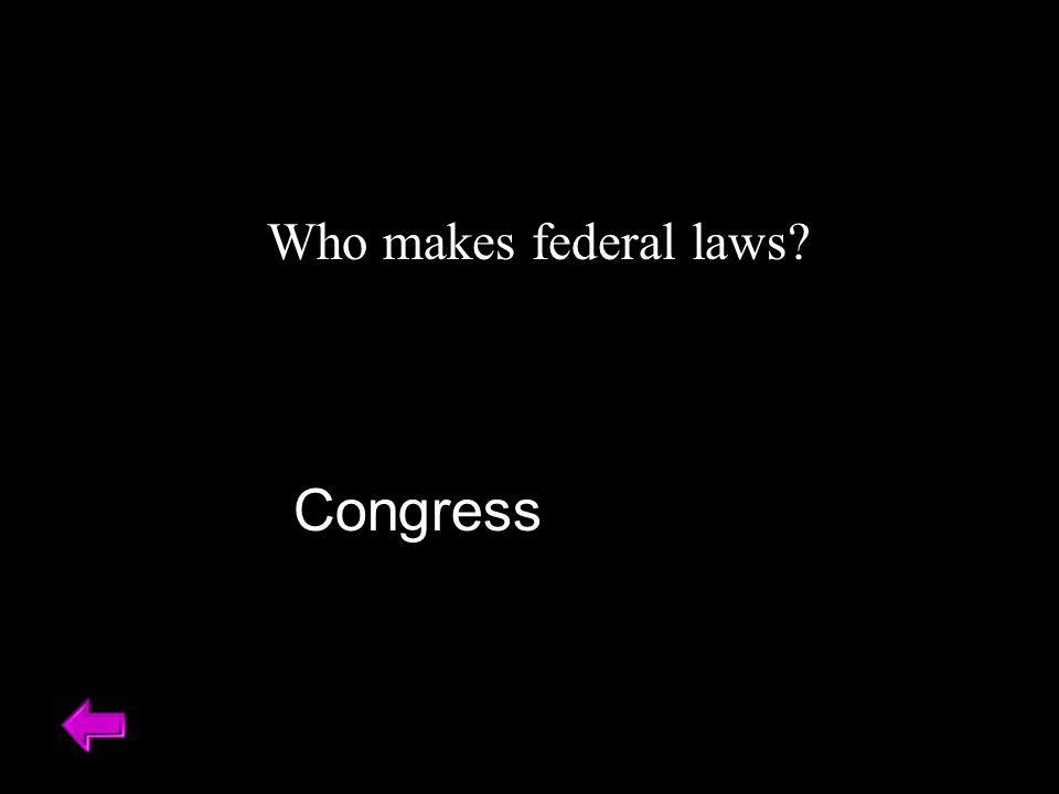 What are the two parts of the U.S. Congress The Senate House of Representatives