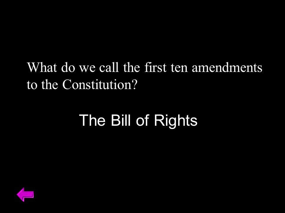What is an amendment A change to the Constitution