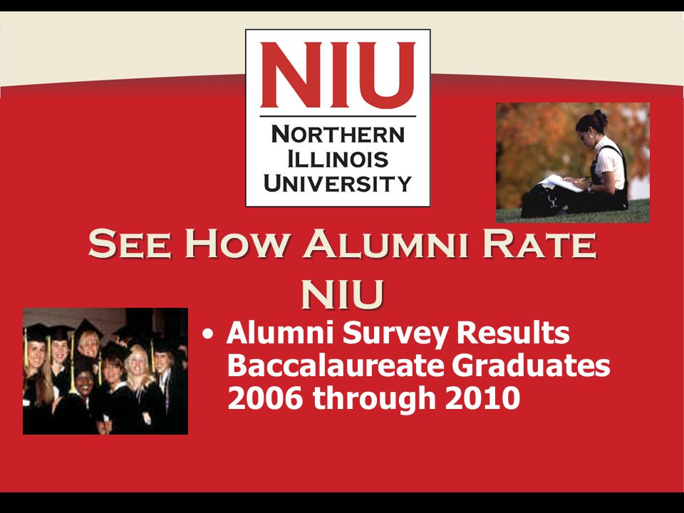 See How Alumni Rate NIU Alumni Survey Results Baccalaureate Graduates 2006 through 2010