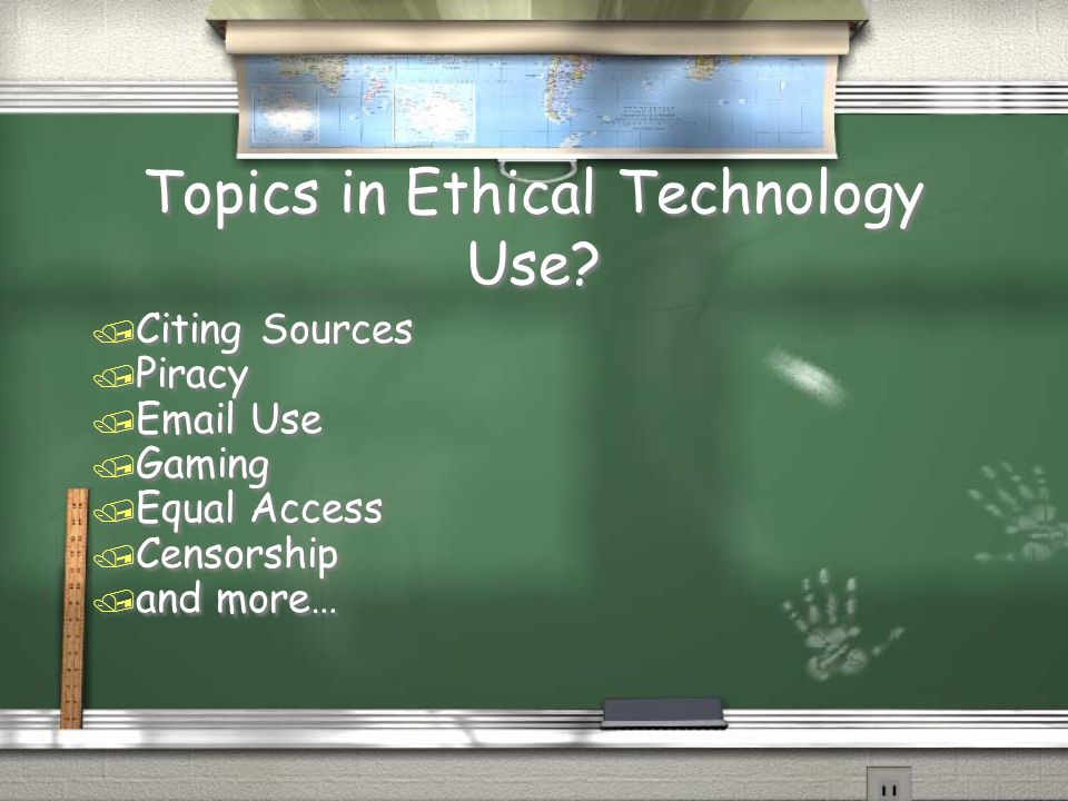 Topics in Ethical Technology Use.