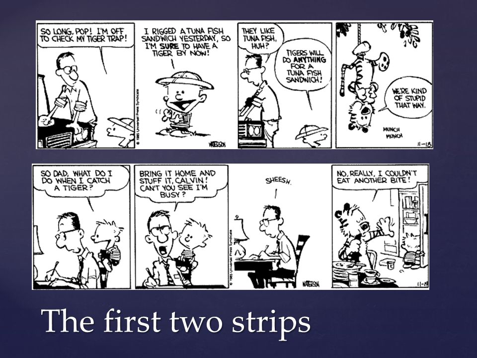The first two strips