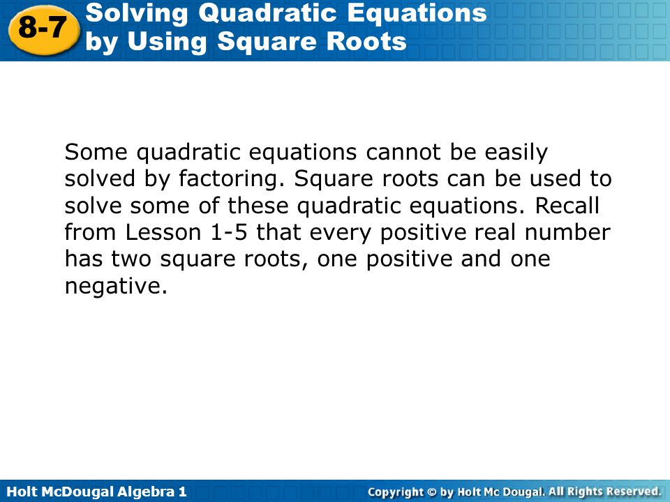 Solving Quadratic Equations By Factoring Worksheet Answers Holt Solving Quadratic Equations By Factoring Worksheet Algebra 1