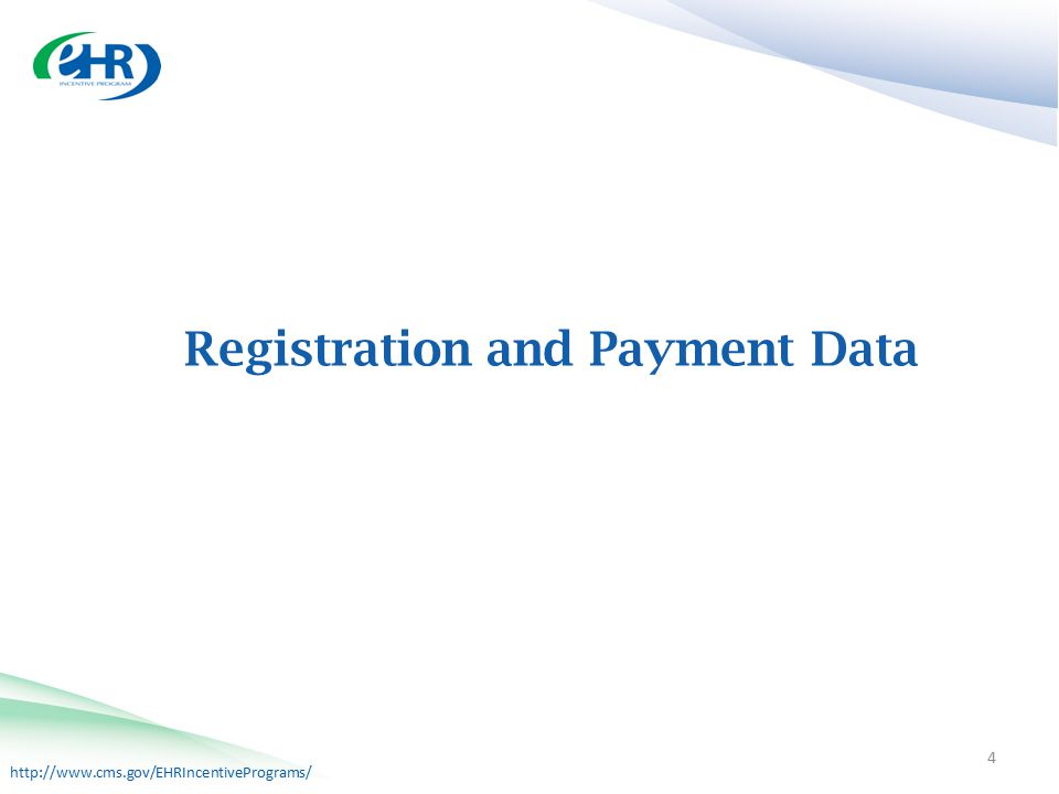 Registration and Payment Data 4