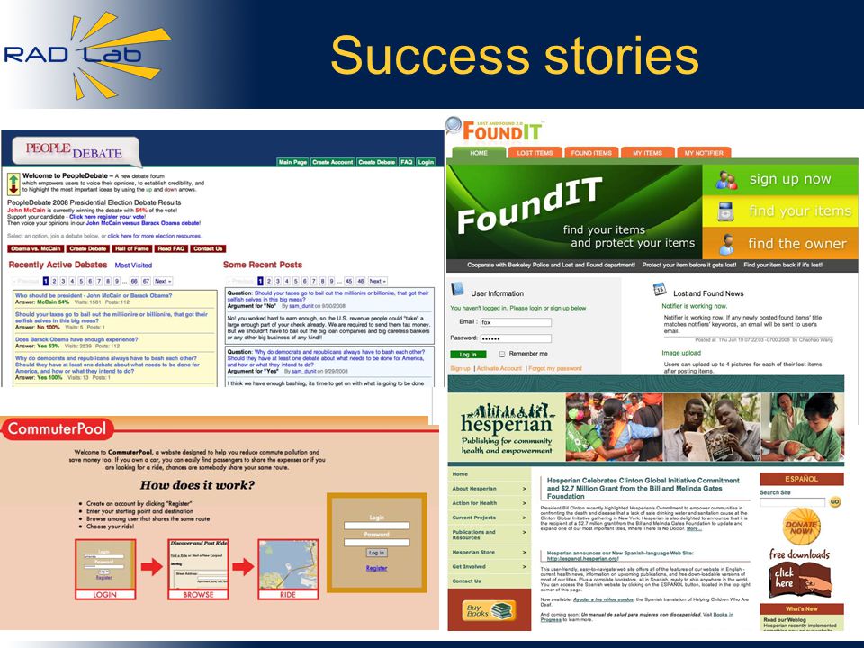 Success stories